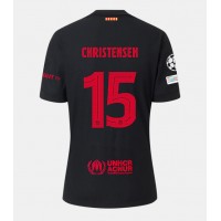 Barcelona Andreas Christensen #15 Vonkajší futbalový dres 2024-25 Krátky Rukáv